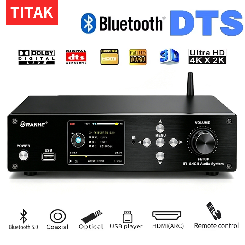 Surround Sound Decoder - Dekoder Audio 5.1 Saluran Asli USB