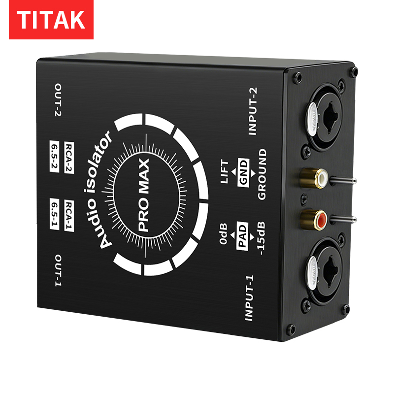 Home Cinema System - Kotak Isolator Kebisingan Ground Loop 3Pin