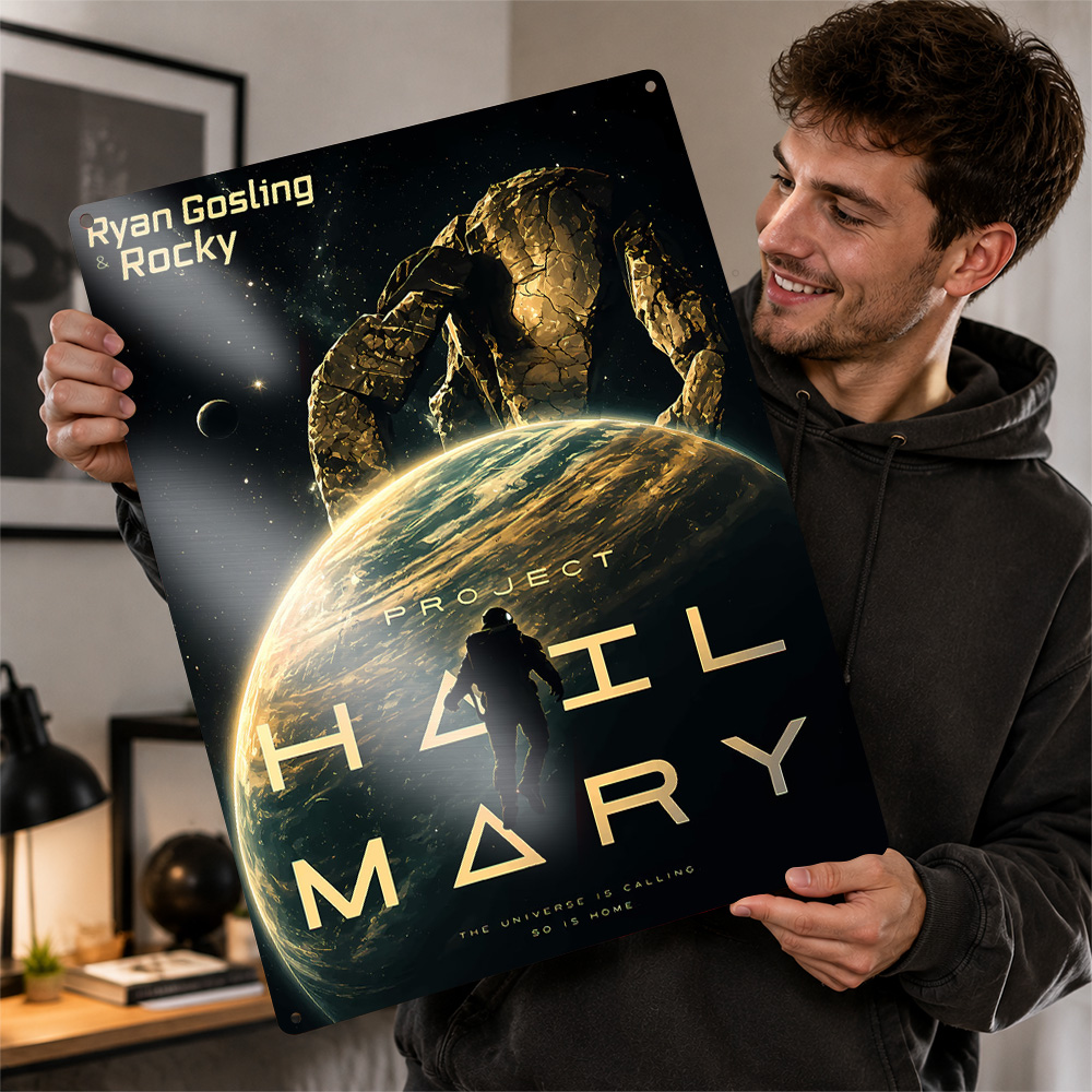 Home Cinema Movies - Poster Film Project Hail Mary, Seni
