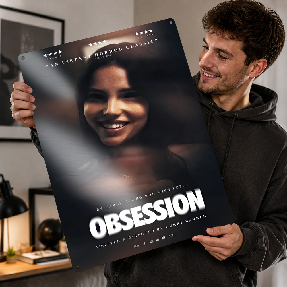 Home Cinema Movies - Poster Film Obsession dari Logam, Seni