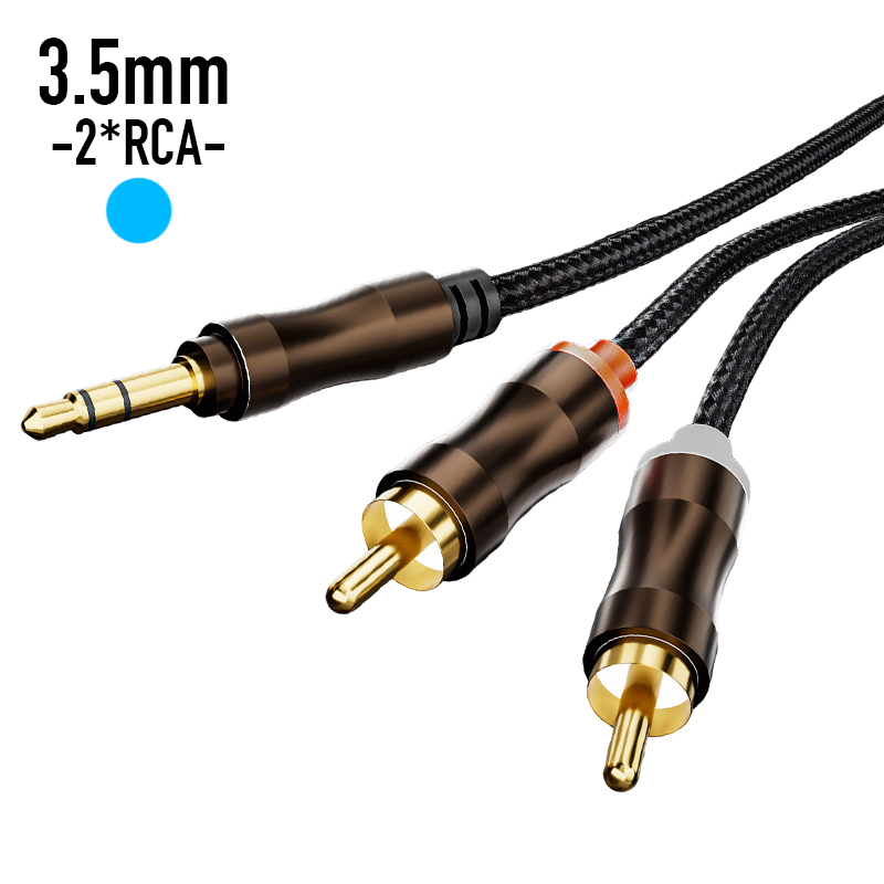 Home Cinema Tv - Kabel Audio RCA Ke Jack 3.5mm