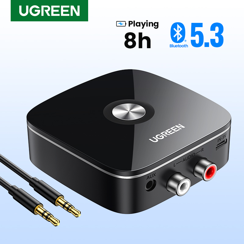 Home Cinema System - UGREEN AUX RCA adaptor penerima Bluetooth,