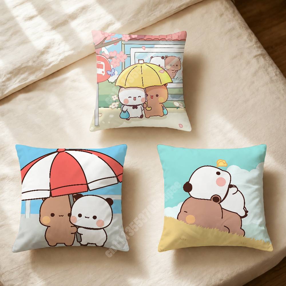 Home Cinema Couch - Sarung Bantal Cetak Kartun B-Bubu D-Dudu