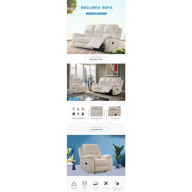 Sofa Recliner Modern untuk Hom - Home Cinema Recliners ulasan dan harga