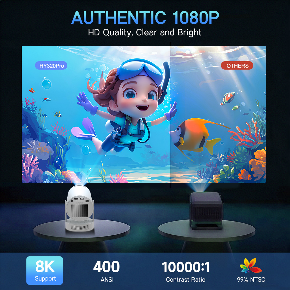 Proyektor Magcubic Android 14  - Video Home Cinema ulasan dan harga
