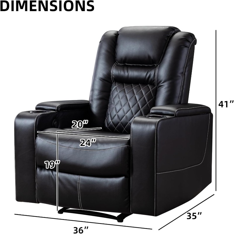 Kursi Recliner Listrik CANMOV  - Home Cinema Couch ulasan dan harga