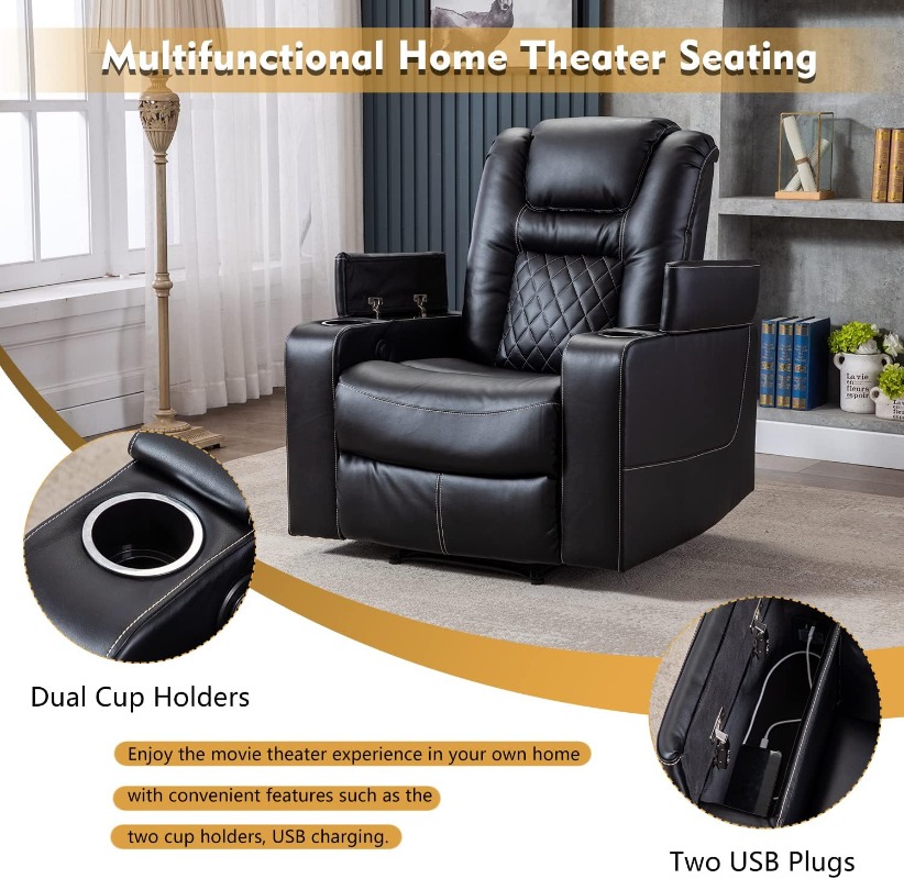 Kursi Recliner Listrik CANMOV  - Home Cinema Couch ulasan dan harga