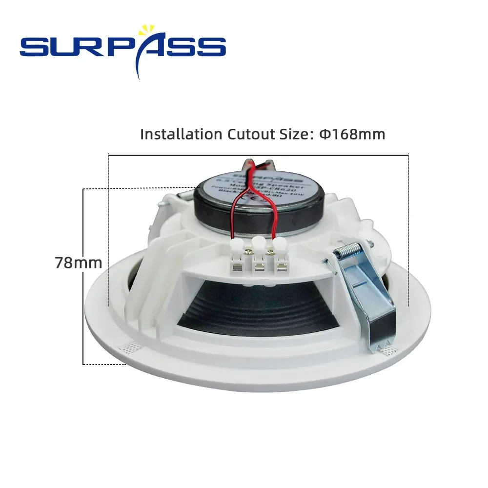 Speaker langit-langit 6.5 inci - Home Cinema System ulasan dan harga