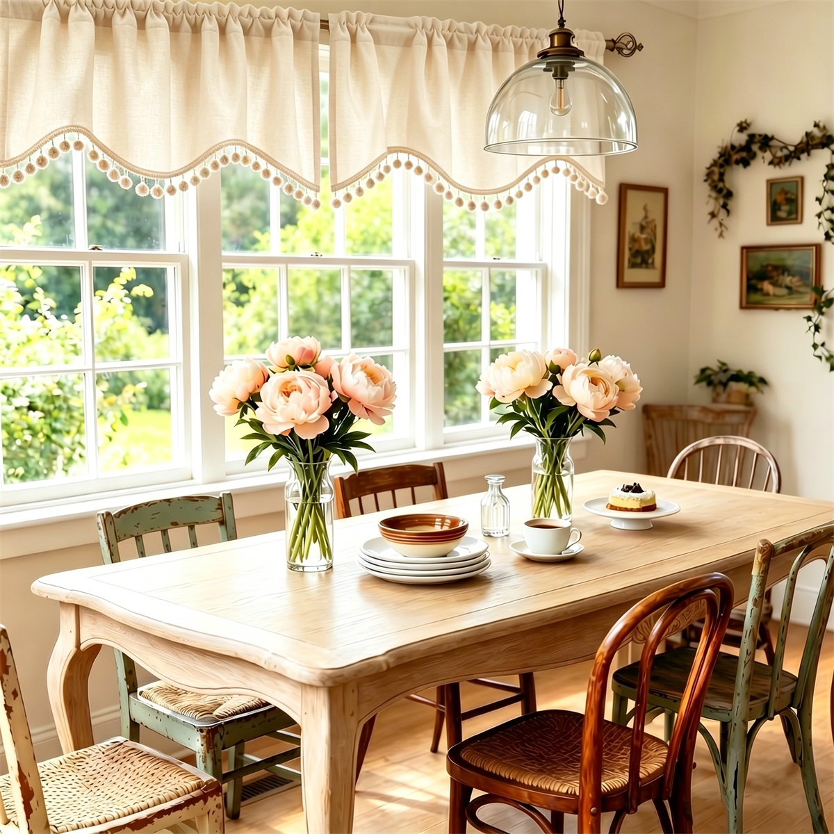 Gorden Valance Beludru Beige d - Blackout Curtain Thick ulasan dan harga