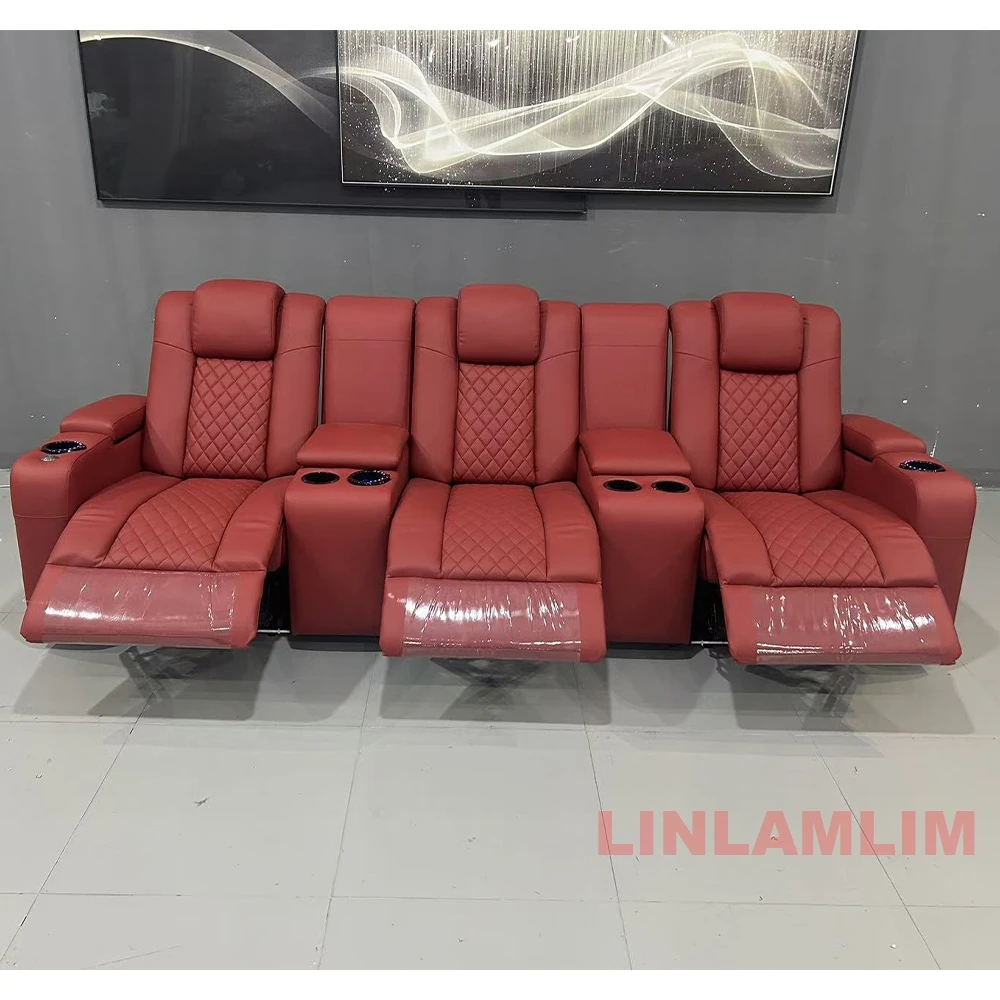 Linlamlim Sofa kursi 3 kursi,  - Home Cinema Recliners ulasan dan harga