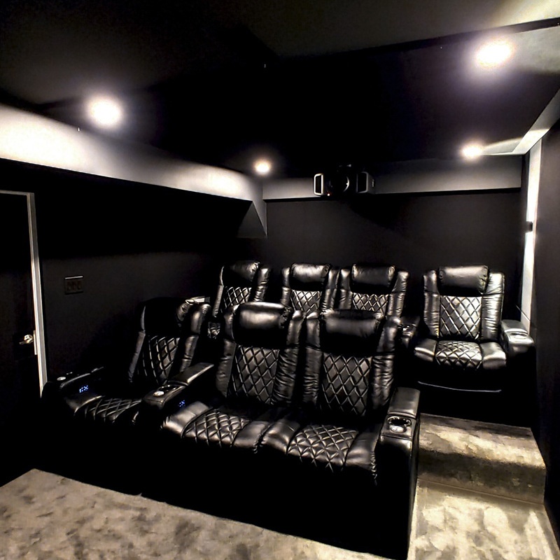 Set Sofa Recliner Elektrik Kul - Home Cinema Recliners ulasan dan harga