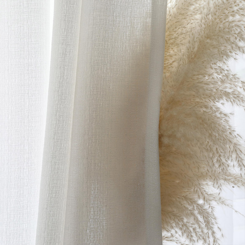 Fonflora tirai Tulle tebal put - Blackout Curtain Thick ulasan dan harga