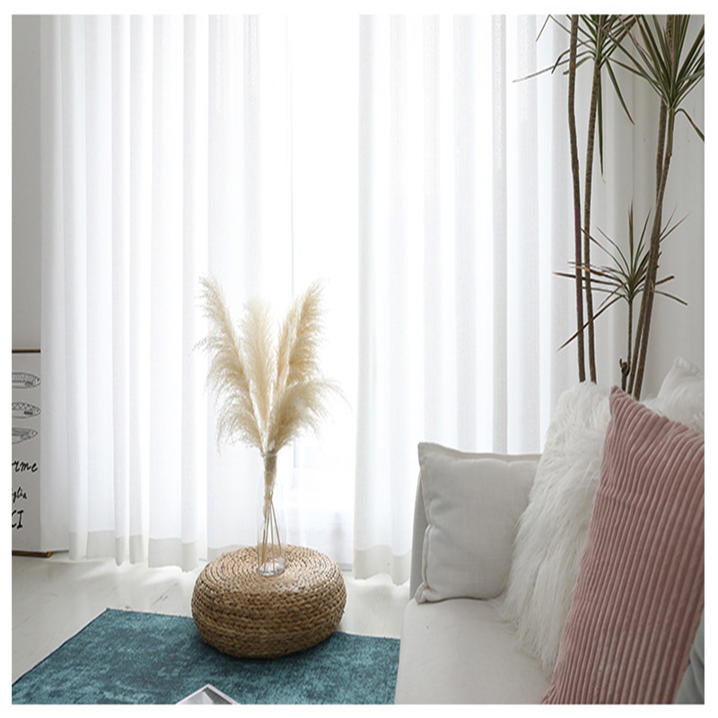 Fonflora tirai Tulle tebal put - Blackout Curtain Thick ulasan dan harga