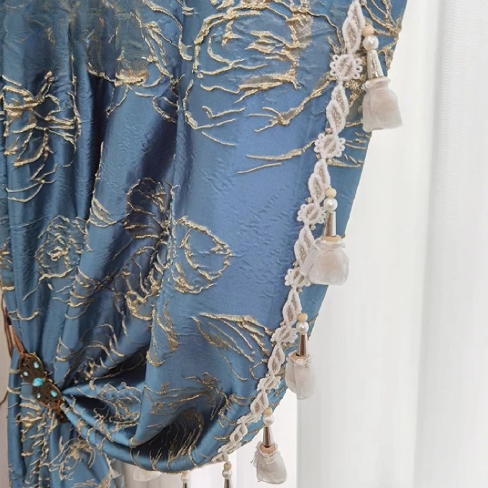 Gorden Blackout Jacquard Motif - Blackout Curtain Thick ulasan dan harga