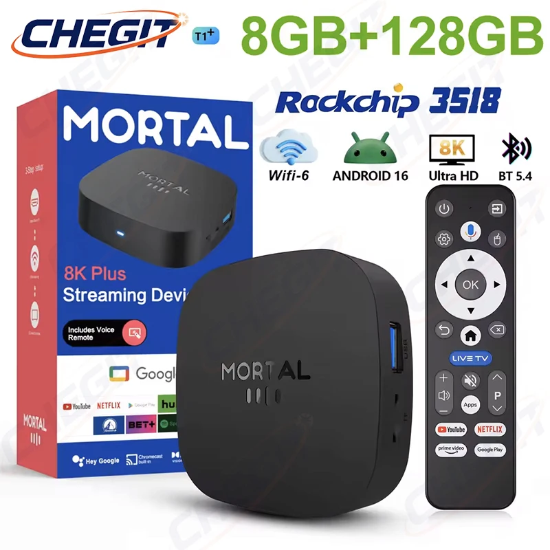 2026 New T1+ 8K HD TV Box Andr - Video Home Cinema ulasan dan harga