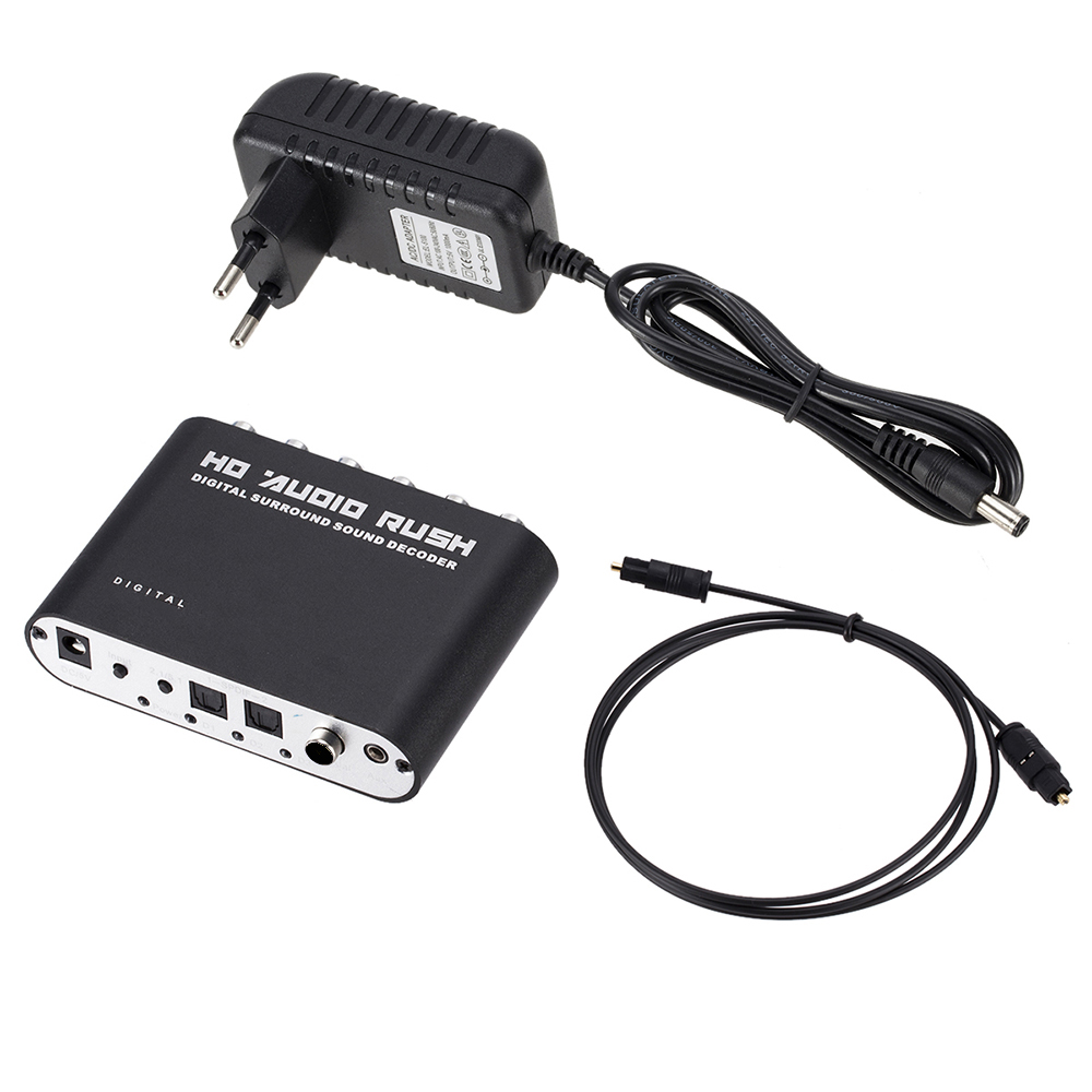 Konverter DAC Stereo 5.1 Salur - Surround Sound Decoder ulasan dan harga