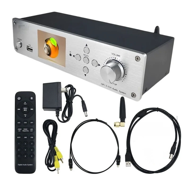 Dekoder Audio 5.1CH Bluetooth  - Surround Sound Decoder ulasan dan harga