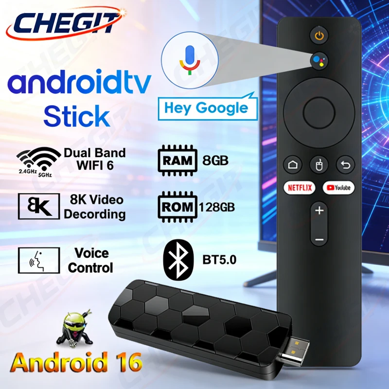 Android 16 8K Ultra HD TV Stic - Home Cinema Tv ulasan dan harga