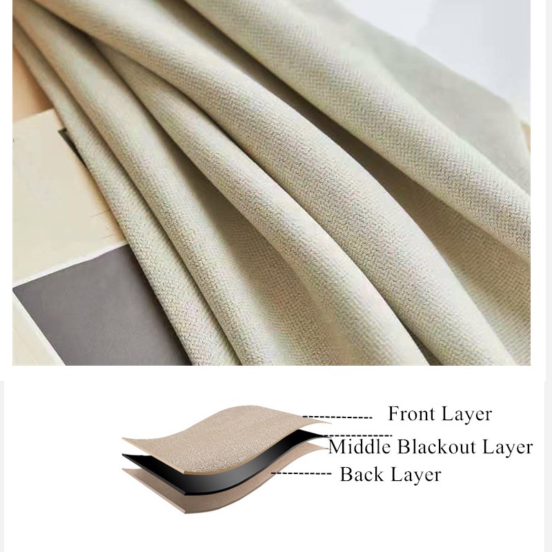 Gorden jendela ruang tamu Blac - Blackout Curtain Thick ulasan dan harga