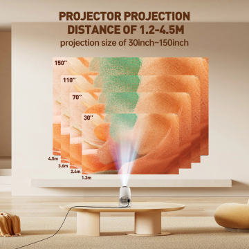 Proyektor Portabel Mendukung D - Video Home Cinema ulasan dan harga