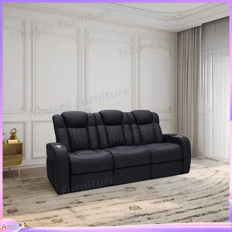 Kursi Sofa Recliner Kulit untu - Home Cinema Recliners ulasan dan harga