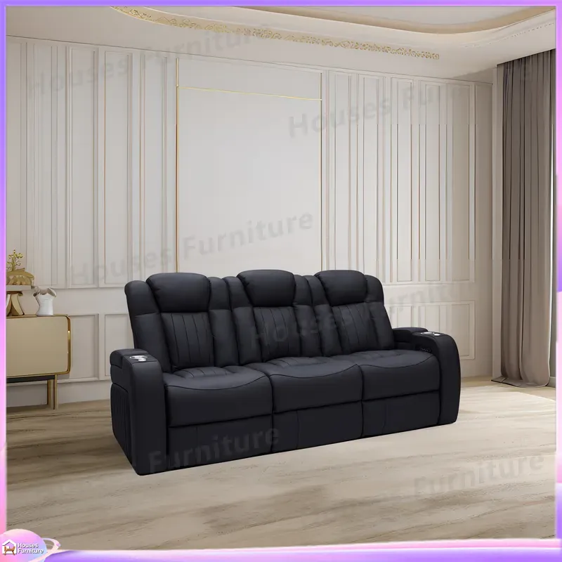 Kursi Sofa Recliner Kulit untu - Home Cinema Recliners ulasan dan harga